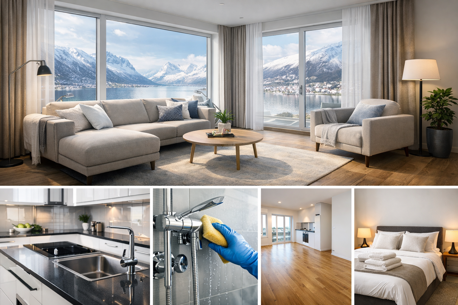 Modern spaces and pristine cleaning
